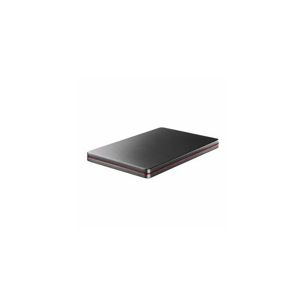 IOデータ USB 3.0／2.0対応 ポータブルハードディスク「カクうす」 Black×Red 1TB HDPX-UTS1K