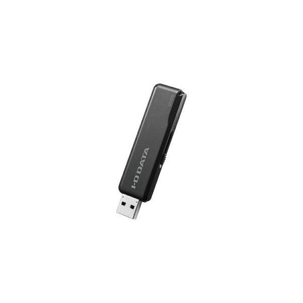 IOデータ USBメモリ ブラック 64GB USB3.1 USB TypeA スライド式 U3-STD64GR／K