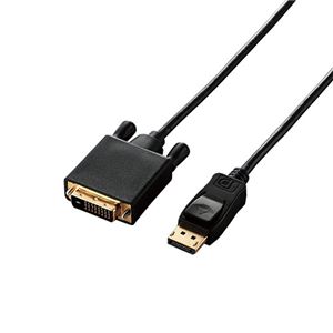 エレコム 変換ケーブル DisplayPort-DVI 1.0m ブラック CAC-DPDVI10BK