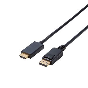 エレコム 変換ケーブル DisplayPort-HDMI 1.0m ブラック CAC-DPHDMI10BK