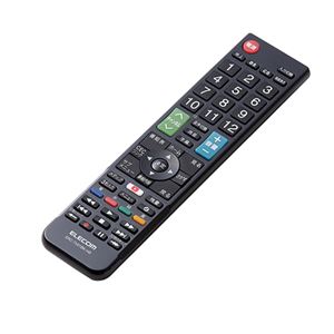 エレコム かんたんTVリモコン Hisense用 ブラック ERC-TV01BK-HS