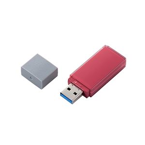 エレコム USBメモリー USB3.2（Gen1）対応 キャップ式 MAU 32GB レッド MF-MAU3032GRD