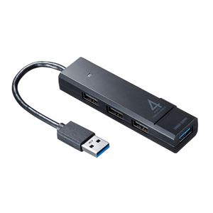 サンワサプライ USB3.1 Gen1+USB2.0コンボハブ USB-3H421BK ブラック