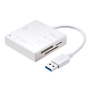 サンワサプライ USB3.1 マルチカードリーダー ADR-3ML39W ホワイト