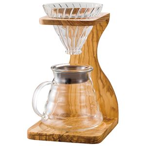 ハリオ V60オリーブウッドスタンドセット 6165-012