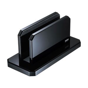サンワサプライ ノートパソコン用アクリルスタンド（縦置きタイプ） PDA-STN32BK