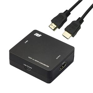 ラトックシステム VGA to HDMIコンバーター HDMIケーブル 1mセット RS-VGA2HD1+HDM