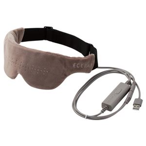 エレコム エクリアwarm/USBホットアイマスク/グレージュ HCW-E01BE