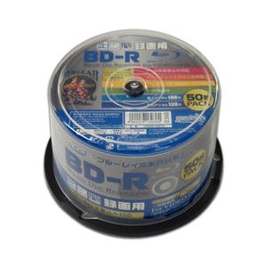 （まとめ）HIDISC BD-R 1回録画 6倍速 25GB 50枚 スピンドルケース 【×6個セット】 HDBDR130RP50X6