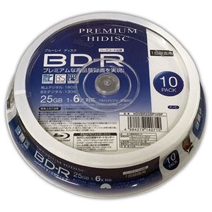 （まとめ）HIDISC BD-R 1回録画 6倍速 25GB 10枚 スピンドルケース 【×20個セット】 HDVBR25RP10SPX20