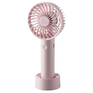 エレコム USB扇風機/充電可能/小型ハンディ/ピンク FAN-U204PN