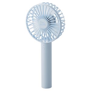 エレコム USB扇風機/充電可能/ハンディ/充電スタンド付/ブルー FAN-U205BU