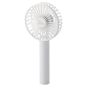 エレコム USB扇風機/充電可能/ハンディ/充電スタンド付/ホワイト FAN-U205WH