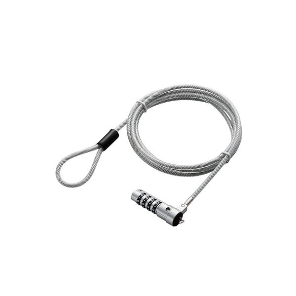 エレコム セキュリティワイヤー/小型/首振り90度/ヘッド部360度回転 ESL-37I