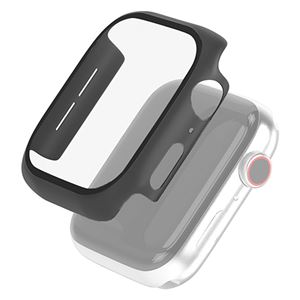 エレコム アップルウォッチ Apple Watch ケース フルカバー SE 6 5 4 （44mm） ガラス ポリカーボネート ブラック AW-44CSPCGBK