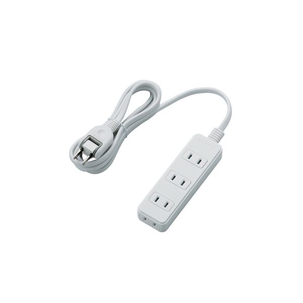 【5個セット】 エレコム スイングプラグタップ/4個口/2m/ホワイト T-S02N-2420WHX5