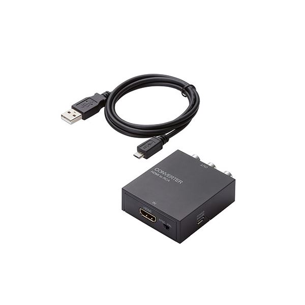 【5個セット】 エレコム ダウンスキャンコンバーター/HDMI‐RCA/HDMI1.4 AD-HDCV02X5