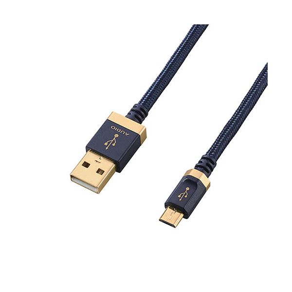 【5個セット】 エレコム AVケーブル/音楽伝送/A-microBケーブル/USB2.0/1.2m DH-AMB12X5