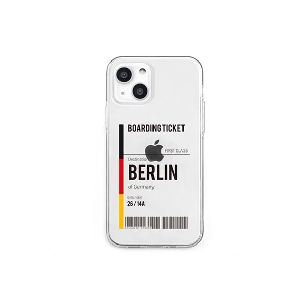 dparks ソフトクリアケース for iPhone 13 mini berlin DS21130i13MN