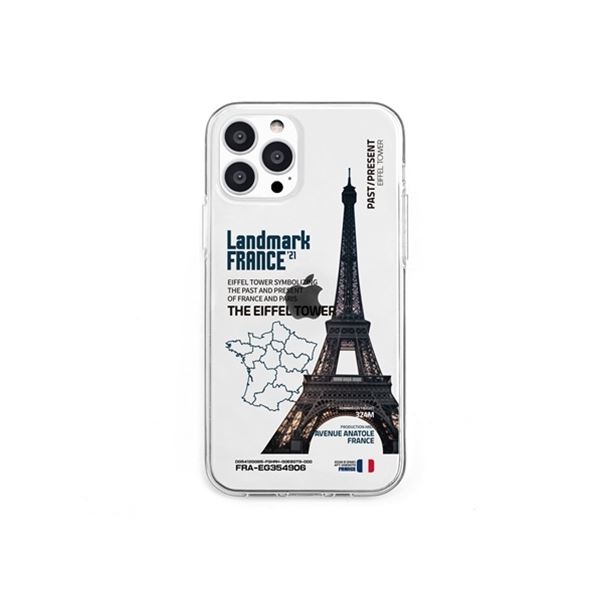 dparks ソフトクリアケース for iPhone 13 Pro LANDMARK-FRANCE DS21184i13P