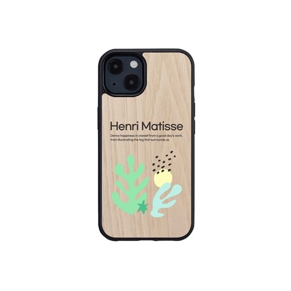 ikins 天然木ケース for iPhone 13 HENRI MATISSE 3 I21771i13