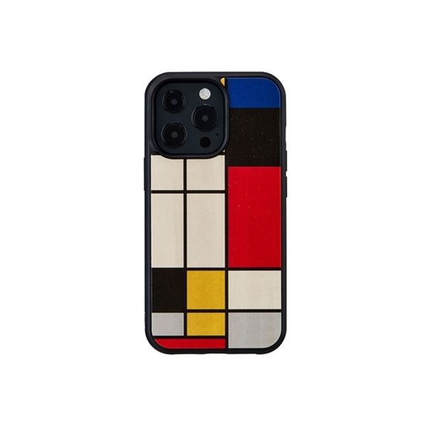 ikins 天然木ケース for iPhone 13 Pro Mondrian Wood I21242i13P