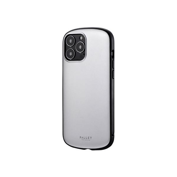 LEPLUS iPhone 13 Pro Max 超軽量・極薄・耐衝撃ハイブリッドケース「PALLET AIR」 マットシルバー LP-IL21PLAMSV