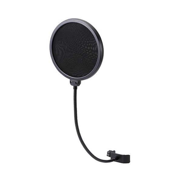 エレコム ポップガード ポップブロッカー クランプ式 フレキシブルアーム ブラック HS-PG15BK