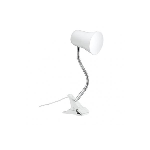 【5個セット】 YAZAWA 9W 昼光色 LEDフレキシブルクリップライト ホワイト CFLE09D07WHX5