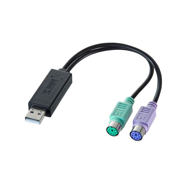 サンワサプライ USB-PS/2変換コンバータ USB-CVPS6