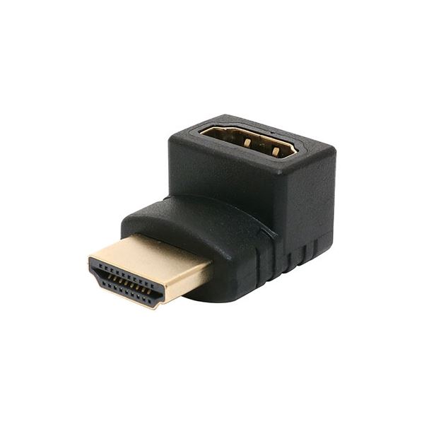 （まとめ） MCO HDMI L型変換アダプタ HDA-ALC 【×2セット】