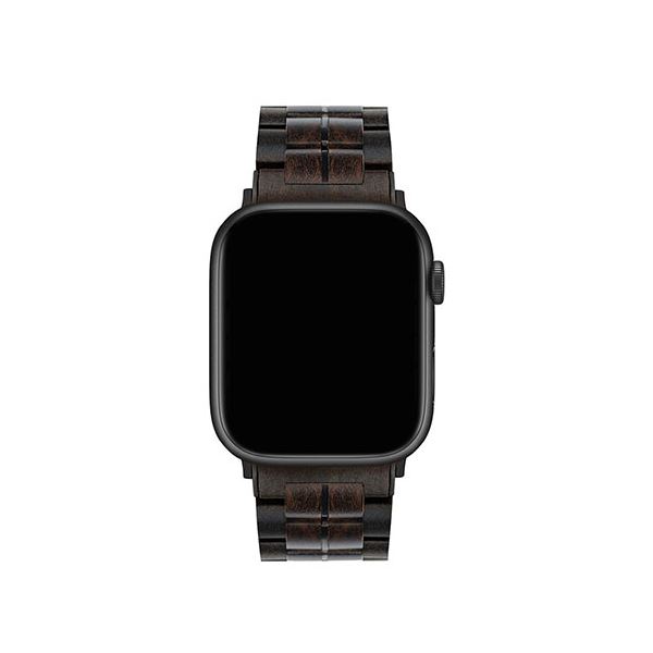 VOWOOD ボーウッド 天然木バンド for Apple Watch アップルウォッチ 45/44/42mm 黒檀 VW74036AWCP