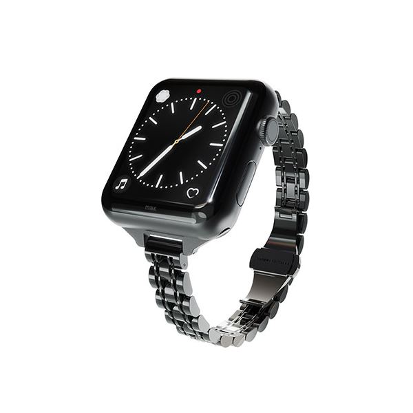 miak JUBILEE METAL BAND for Apple Watch 45/44/42mm ブラック SJEMA-W4244BK