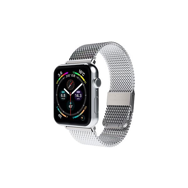 miak CLIP MESH BAND for Apple Watch 45/44/42mm シルバー SMAMA-W4244SL