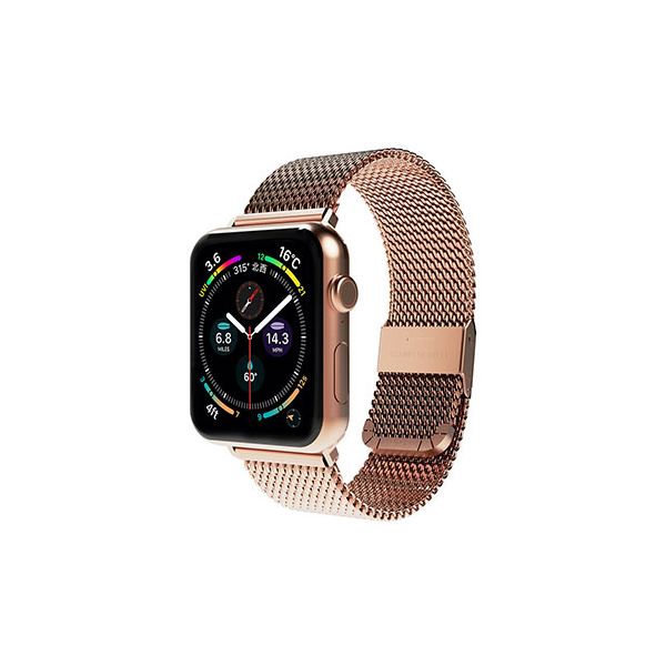 miak CLIP MESH BAND for Apple Watch 45/44/42mm ローズゴールド SMAMA-W4244RG