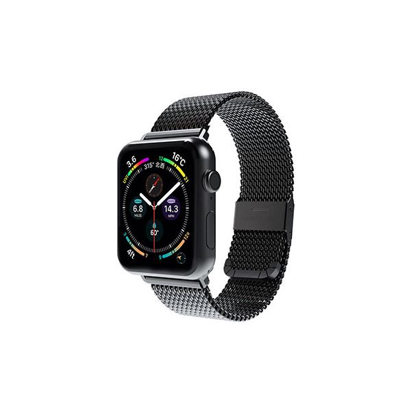 miak CLIP MESH BAND for Apple Watch 41/40/38mm ブラック SMAMA-W3840BK