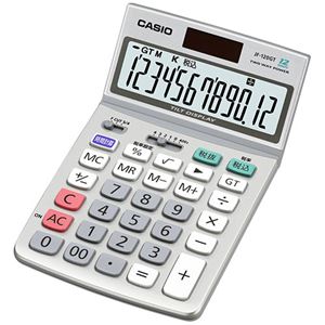 カシオ計算機 CASIO グリーン購入法適合電卓 ジャストタイプ12桁 JF-120GT-N