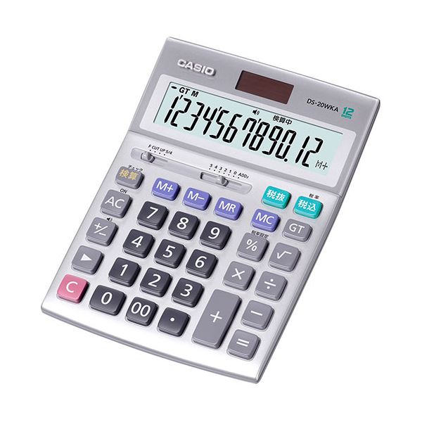 カシオ計算機 CASIO 実務電卓(検算タイプ) デスクタイプ12桁 DS-20WKA-N