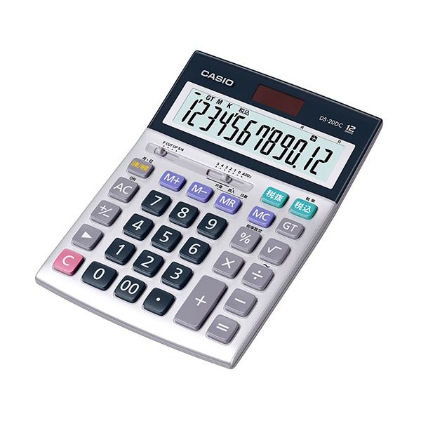 カシオ計算機 CASIO 実務電卓(日数＆時間計算タイプ) デスクタイプ12桁 DS-20DC-N