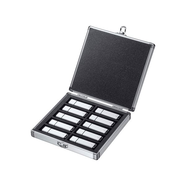 サンワサプライ USBフラッシュメモリケース (10本収納) FC-UFD1N