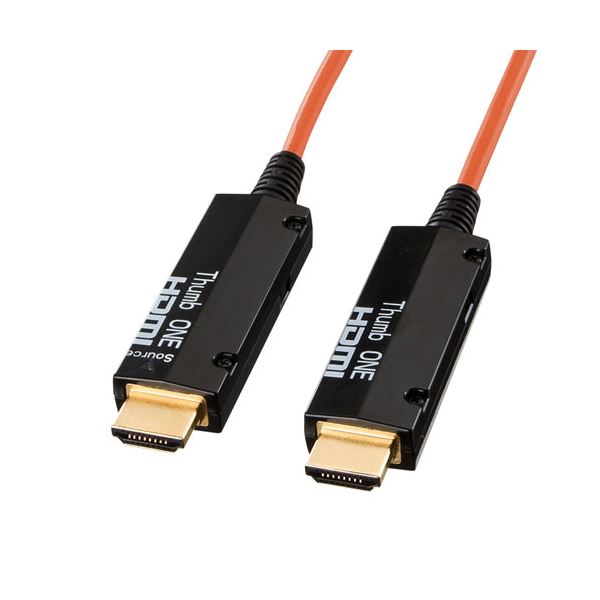 サンワサプライ 光ファイバHDMIケーブル 30m KM-HD20-FB30K