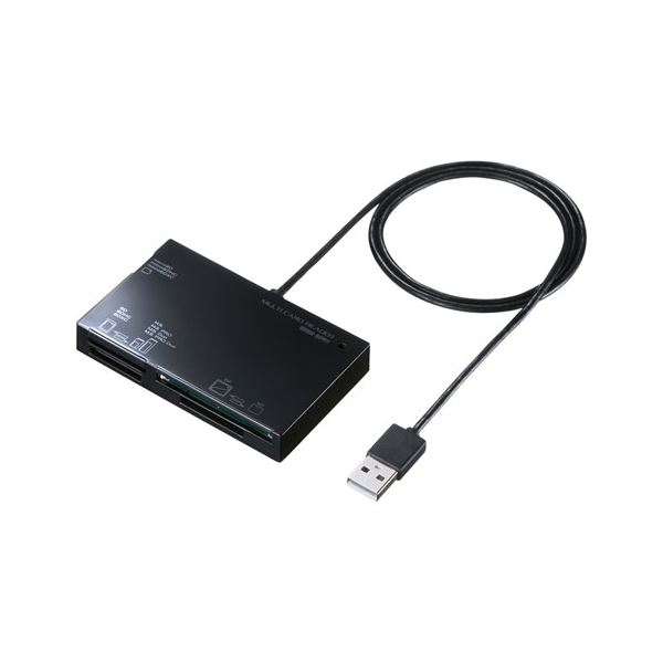 サンワサプライ USB2.0 カードリーダー ADR-ML19BKN