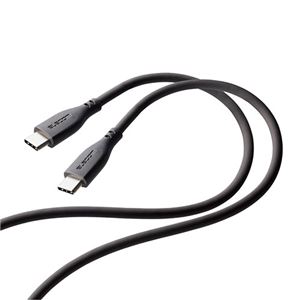 【5個セット】 エレコム なめらかUSB Type-Cケーブル(非認証品、C-C) 1m グレー MPA-CCSS10GYX5