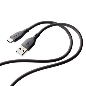 【5個セット】 エレコム なめらかUSB Type-Cケーブル(非認証品、A-C) 1m グレー MPA-ACSS10GYX5