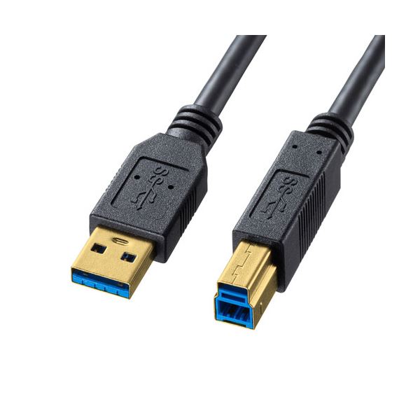 【5個セット】 サンワサプライ USB3.0ケーブル 1m KU30-10BKKX5