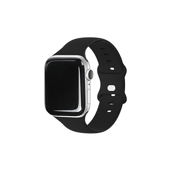 EGARDEN SILICONE BAND for Apple Watch 49/45/44/42mm Apple Watch用バンド ブラック EGD21777AWBK