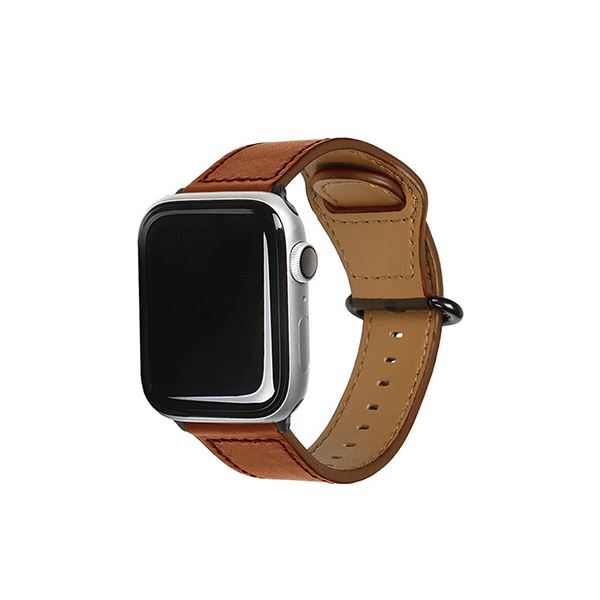 EGARDEN GENUINE LEATHER STRAP for Apple Watch 49/45/44/42mm Apple Watch用バンド ブラウン EGD20590AW