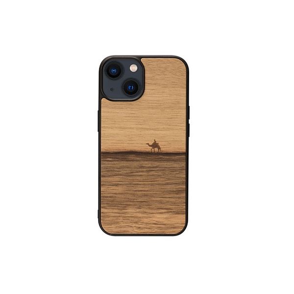 Man ＆ Wood 天然木ケース for iPhone 14 Terra 背面カバー型 I23619i14