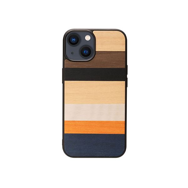 Man ＆ Wood 天然木ケース for iPhone 14 Plus Province 背面カバー型 I23639i14M