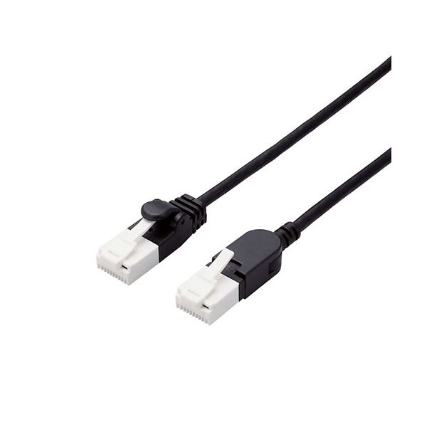 エレコム スイングコネクターLANケーブル(Cat6A準拠) LD-GPATSW/BK100 ブラック 10m